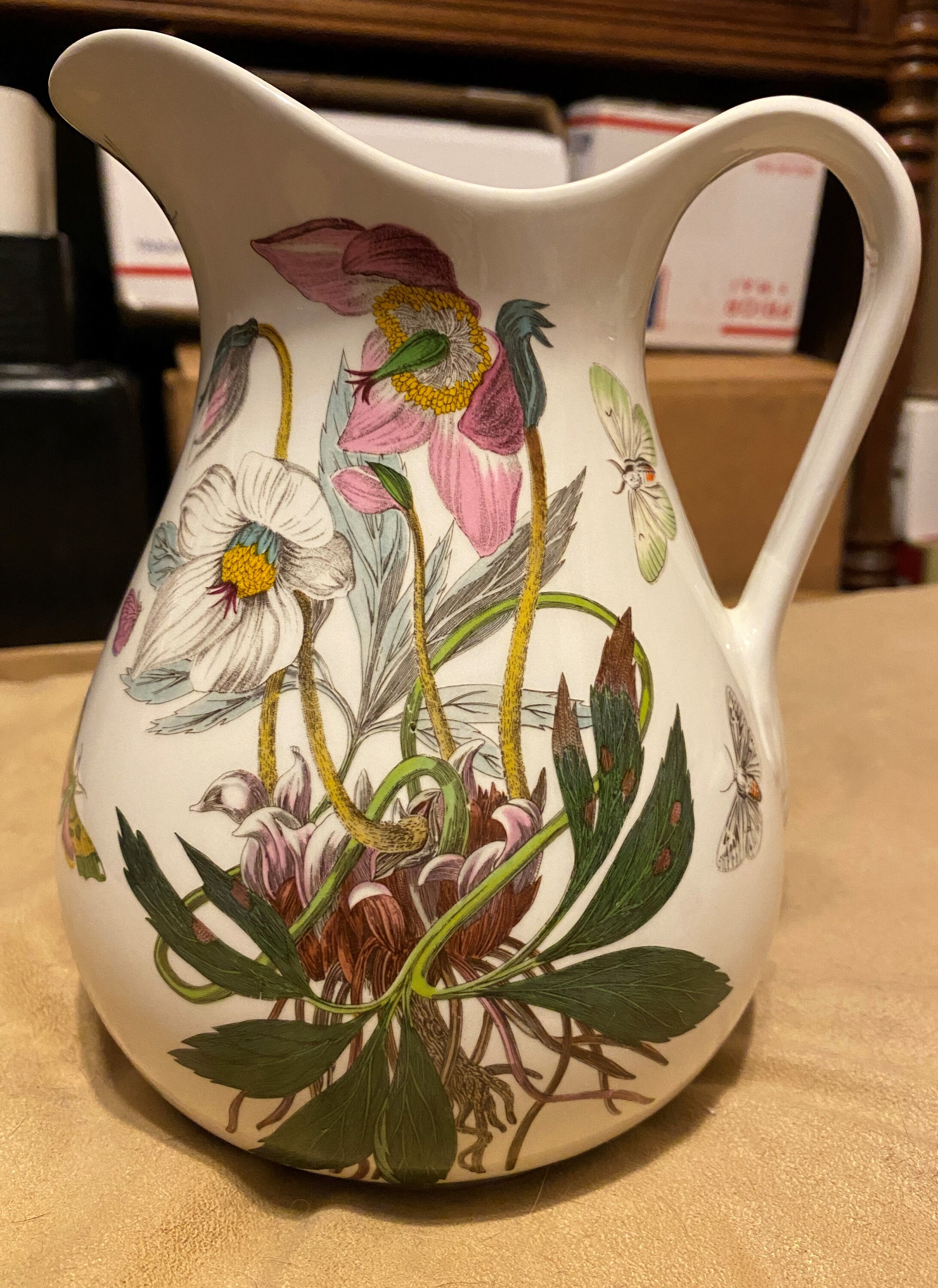 Portmeirion BOTANIC GARDEN 56 oz Ewer Water Pitcher Etsy