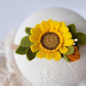 Sunflowers as a headband or headband for babies and children. Hairband hair accessories headwear children&#39;s hair accessories hair accessories girls