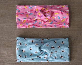 Bees & ice cream headbands