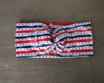 Red White & Blue headband