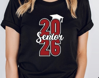 Senior 2026 Graduation Shirt, Class of 2026 Tee