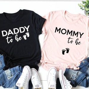 Mommy To Be Shirt, Daddy To Be Shirt, Pregnancy Announcement Shirt, Pregnancy Reveal Shirts, Matching Pregnancy Shirts, Baby Shower Shirts