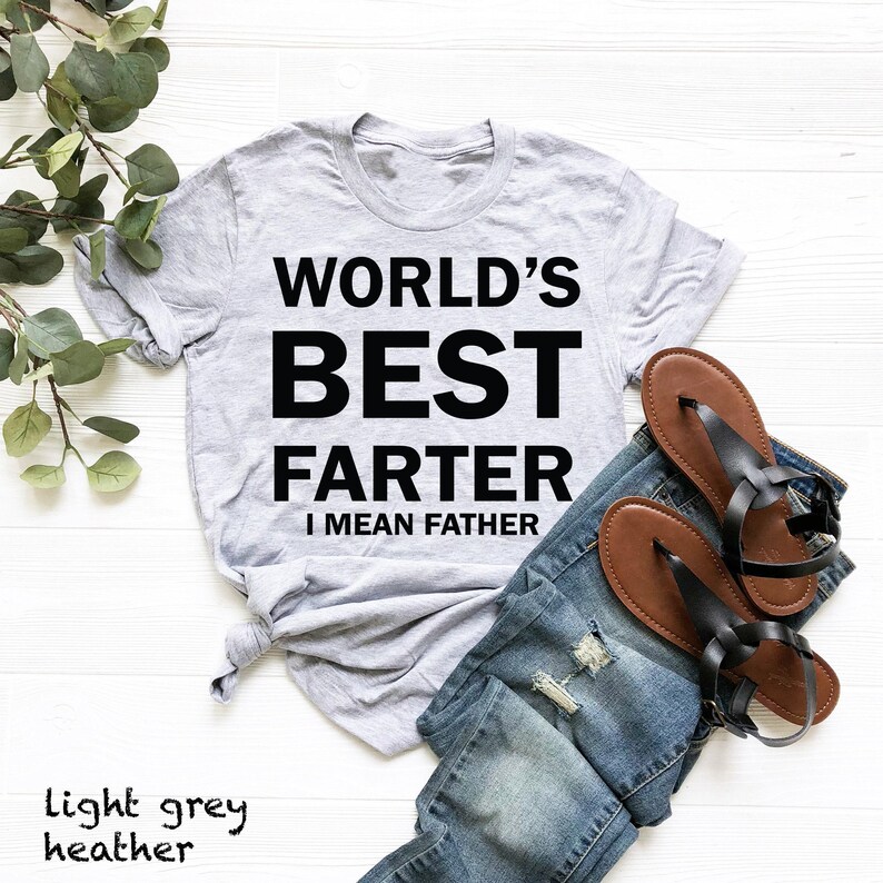 Funny Dad T-Shirt, World's Best Farter Gift image 3