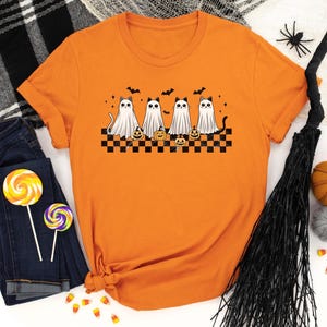 Ghost Cat Shirt, Halloween Cat Shirt, Cat Lover Gift, Cat Lover Shirt, Cute Halloween Shirt, Black Cat Shirt, Cute Cat Shirt, Ghost Cats