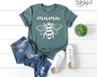 Mama Bee Shirt, Women's Mom Gift