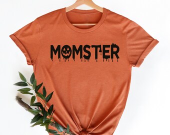 Momster Shirt, Momster Tshirt, Halloween Mom Shirt, Funny Halloween Shirts, Fall Mom Tshirt,  Womens Halloween Shirt, Women's Autumn Shirt