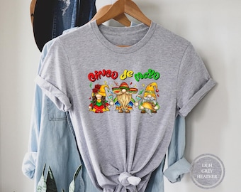 Mexican Gnomes Fiesta Shirt, Cinco De Mayo Tee