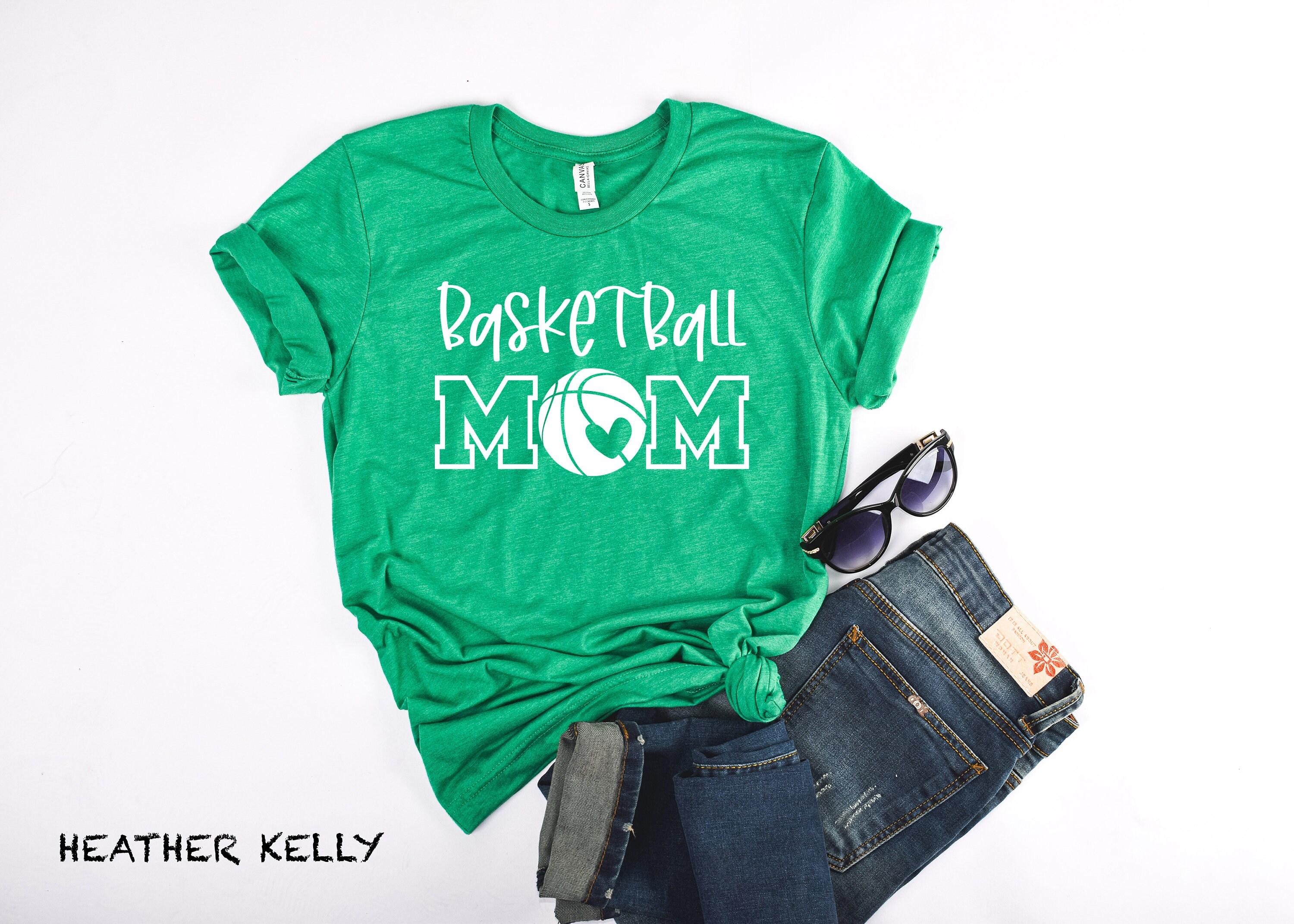 Basketball Mom Tshirt Basketball Tshirts Sports Mom Shirt Etsy