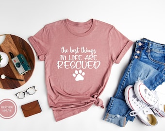 Dog Cat Rescue Shirt, Fur Mama, Christmas Gift
