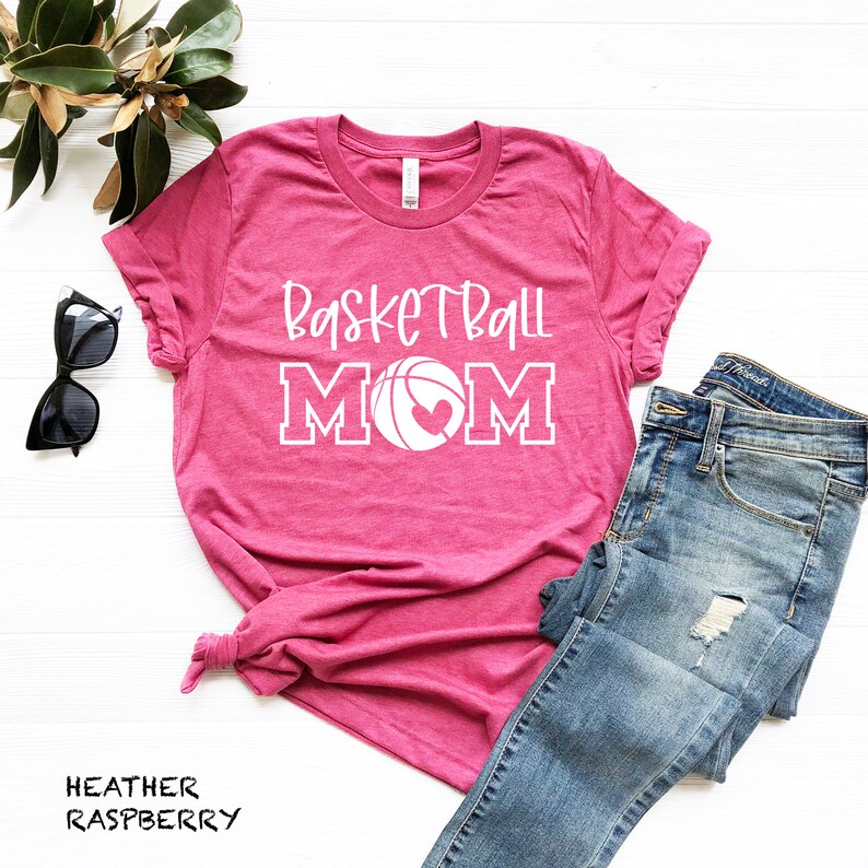 Basketball Mom Tshirt Basketball Tshirts Sports Mom Shirt Etsy
