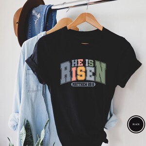 He Is Risen Shirt,He Is Risen Rainbow Shirt, Easter Rainbow Shirt, Easter Shirt, He Is Risen Easter Shirt, Christian Easter Tee, Easter Gift