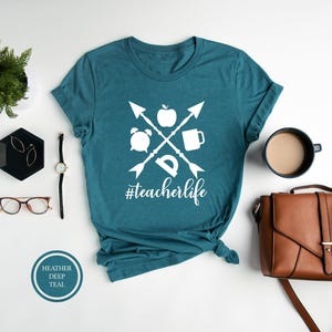 Teacher Shirt, Arrow Teacher Life Shirt, Gift For Teacher, Teacher Appreciation Gift, Back To School, Funny Teacher Tshirt, New Teacher Gift