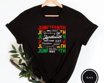 Juneteenth Woman Head T-Shirt, Emancipation Day, Black History