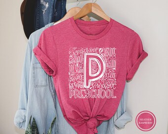 Preschool Typography T-Shirt, Back To School Tee
