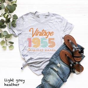Vintage 1955 Shirt, 70th Birthday Tshirt, Vintage 1955 Birthday Shirt, 70th Birthday Gift for Men, 70th Birthday Gift for Women