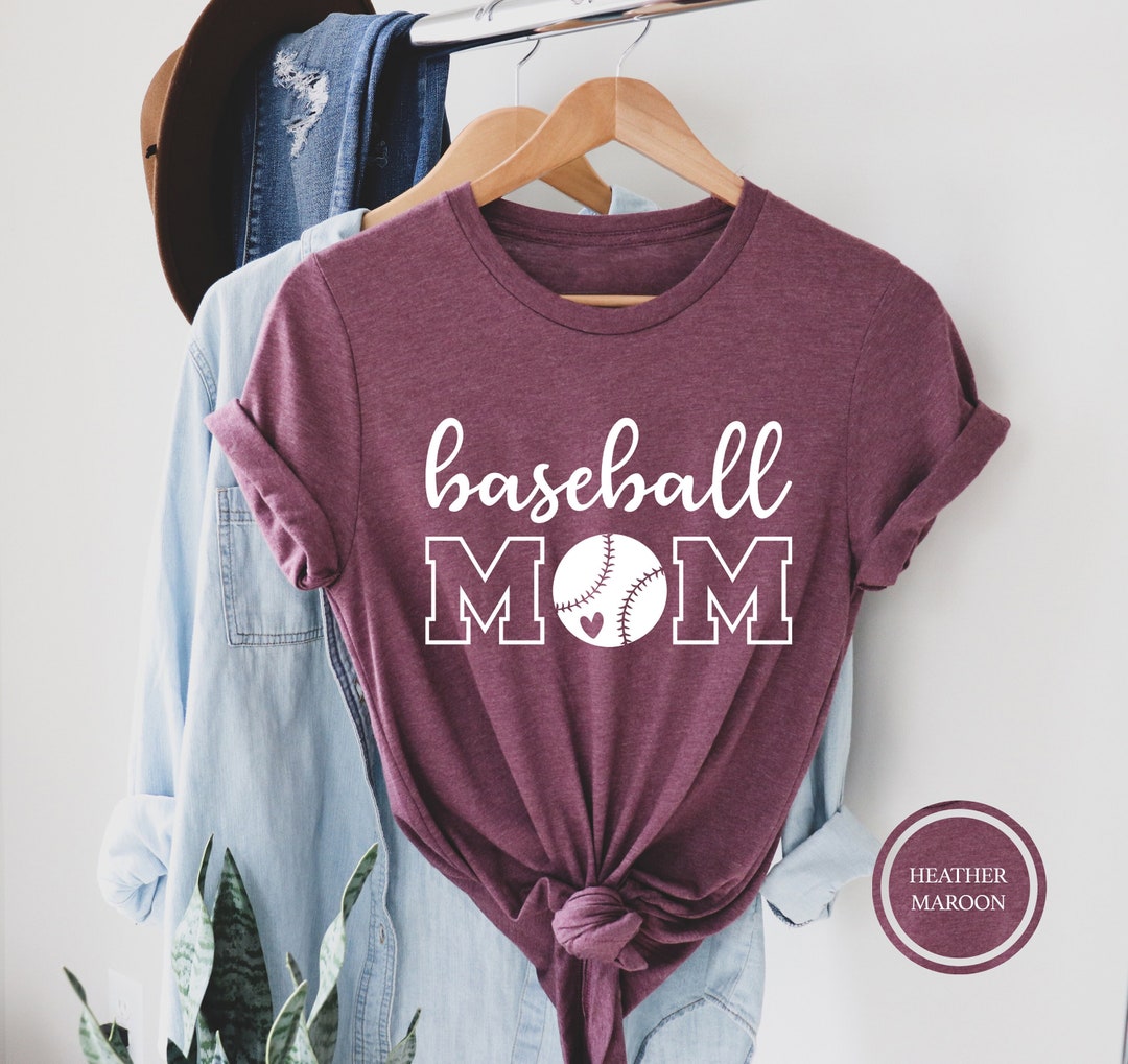 Baseball Mom Shirt, Baseball Tshirt, Cute Baseball Shirt, Baseball Mom