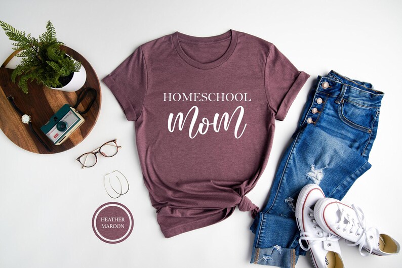 Homeschool Mom T-Shirt, Distance Learning, Mother's Day Gift image 3