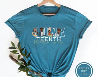Juneteenth Freedom Day Shirt, Multi-Racial Tee