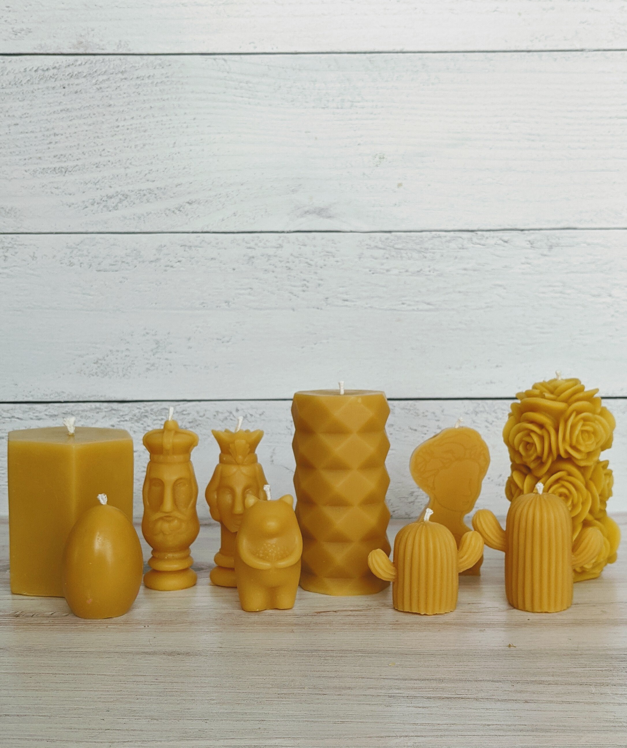 100 Beeswax King and Queen Candles set of 2 Beeswax Etsy