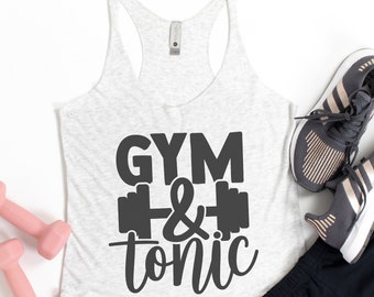 Gym and Tonic Tank, Workout Tanks for Women, Workout Tank, Pound Tank Top, Performance Tank, Pound Workout, Ladies Workout Tank, Pound Tank