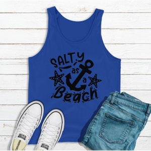 Salty as A Beach Summer Shirt Beach Vacation Shirt Vacation - Etsy