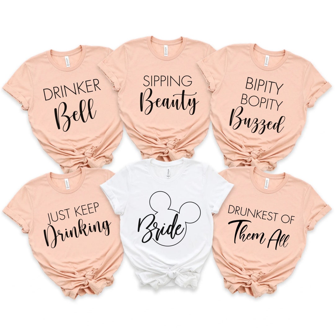 Bachelorette Party Shirts, Minnie Bride Shirt, Bridesmaid Shirts ...