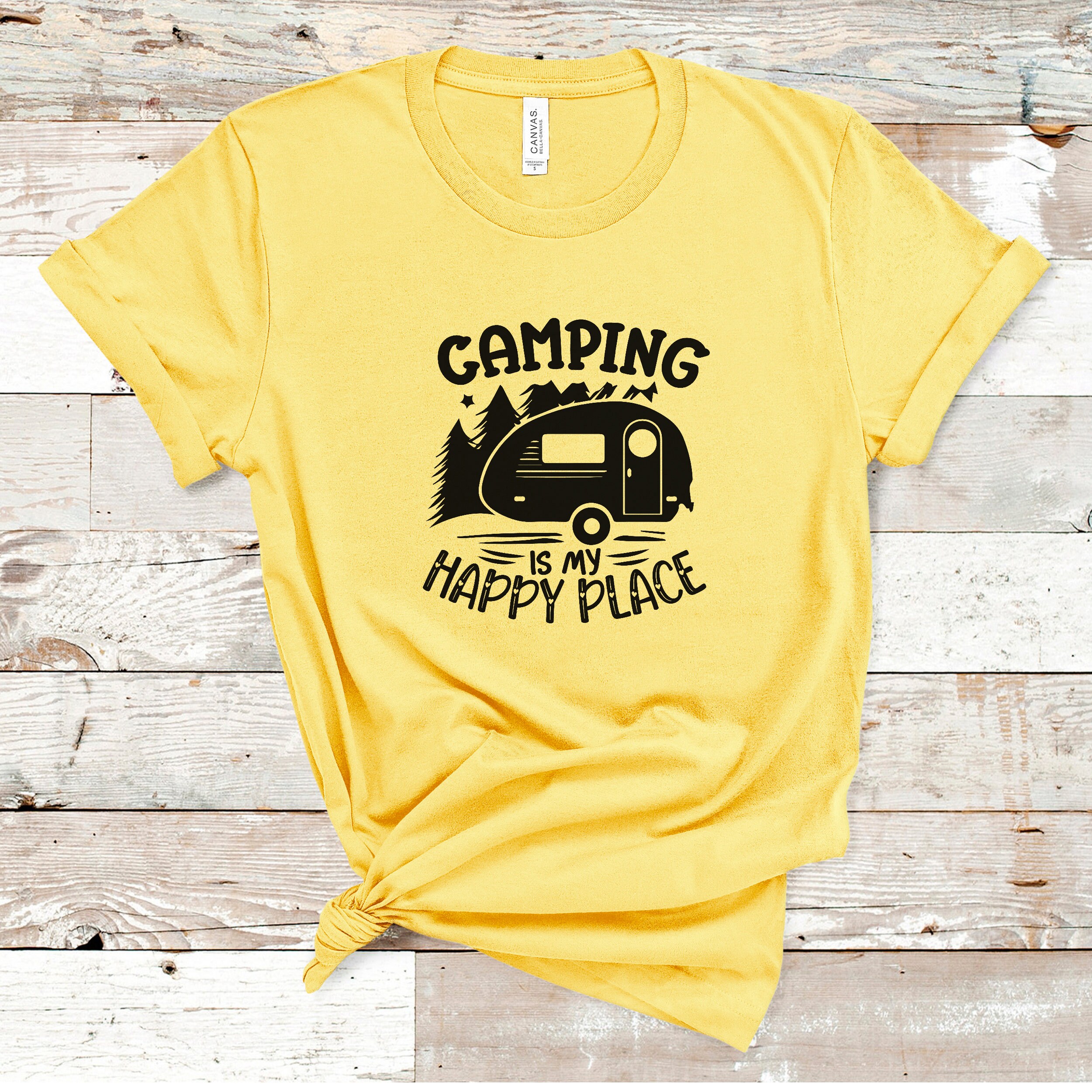 Happy CampingCamping shirtCamping Crew ShirtCamo Matching | Etsy