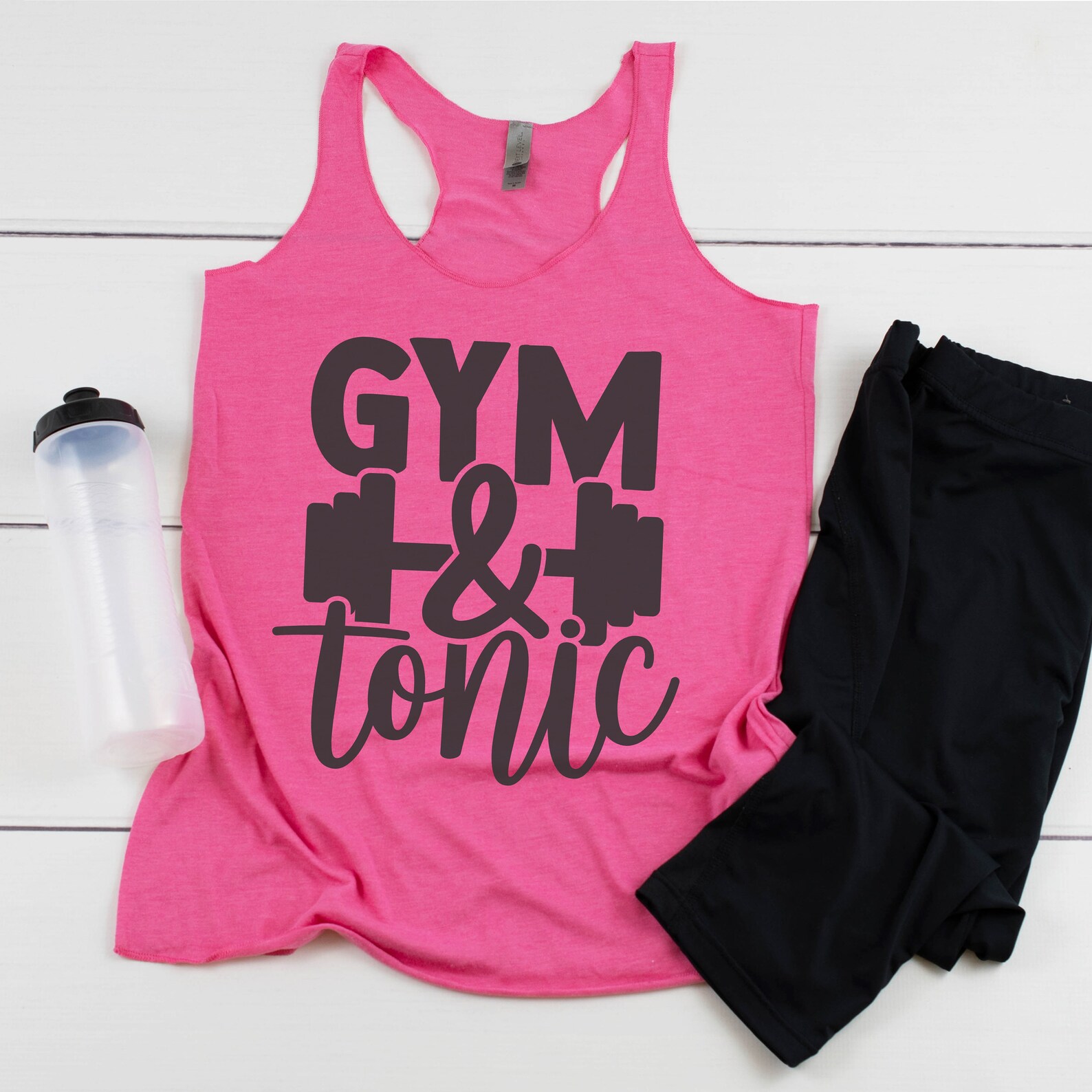 Gym and Tonic Tank Workout Tanks for Women Workout Tank Etsy