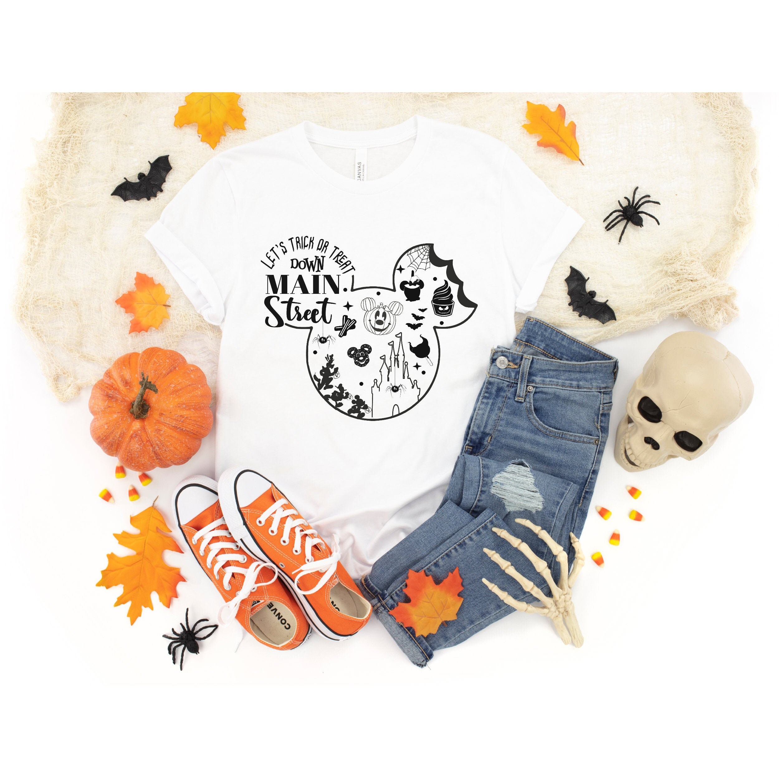 Trick Or Treat Down Main Street Disney Inspired Shirt Cute Etsy