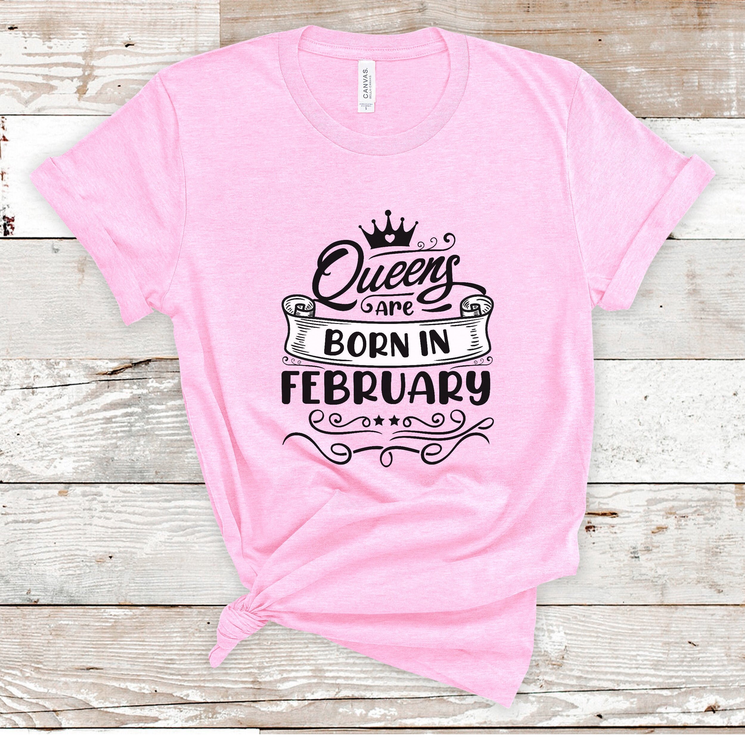 Queen Are Born Shirt T-shirt With Women Face Birthday Gift - Etsy UK