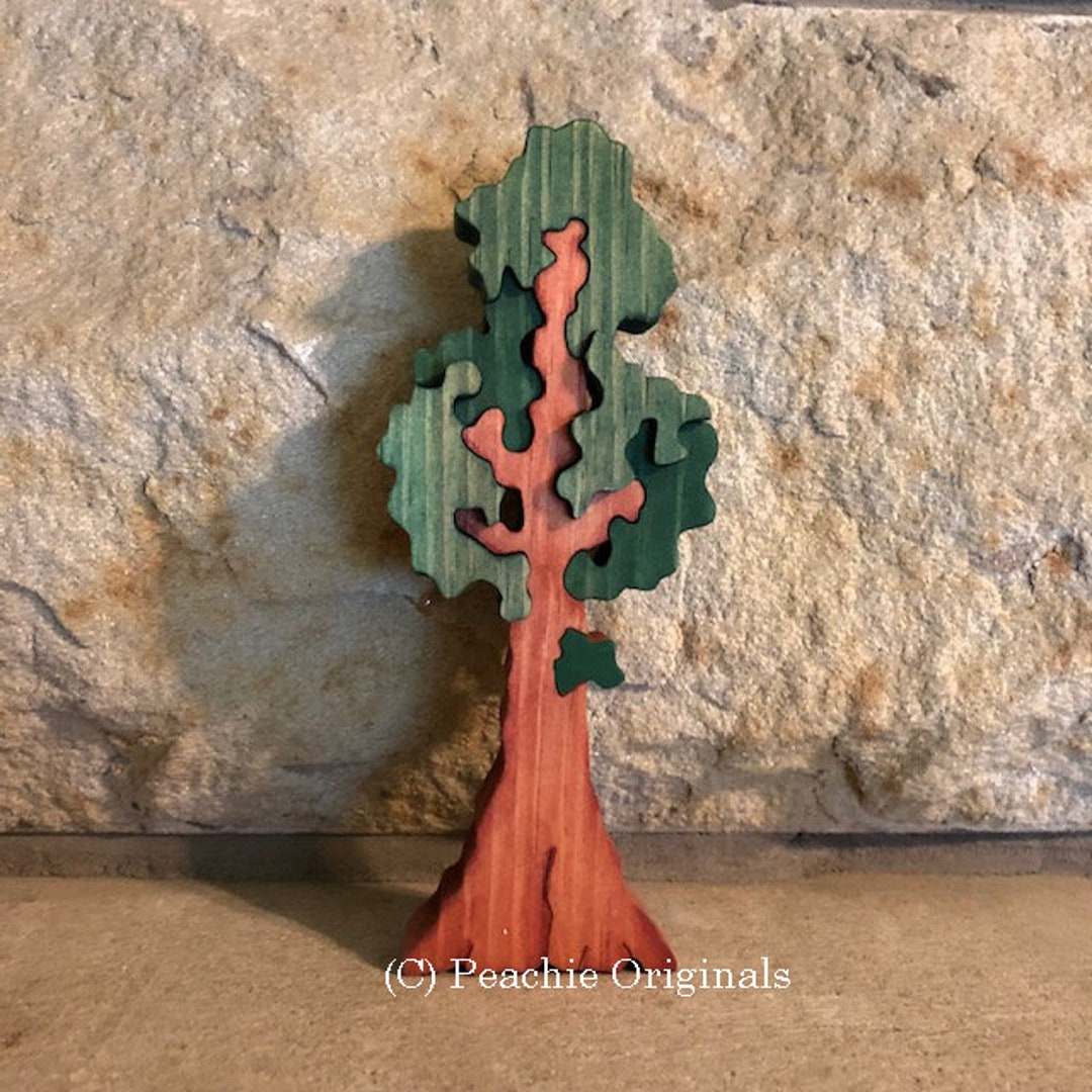 Sequoia Tree , Art Puzzle , Wood Puzzle , Tree Puzzle , Jigsaw Puzzle