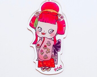 日本の伝統文化の歌舞伎が可愛い女の子の商品になりましたkawaii By Wagirlchan On Etsy