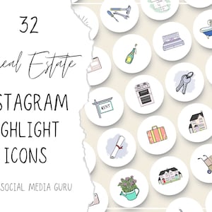 Immobiliare, Instagram Highlight Covers, Copertine di storie, Insta Stories, Pacchetto, Branding, Blogger, Icone di evidenziazione, Agente immobiliare, Modelli