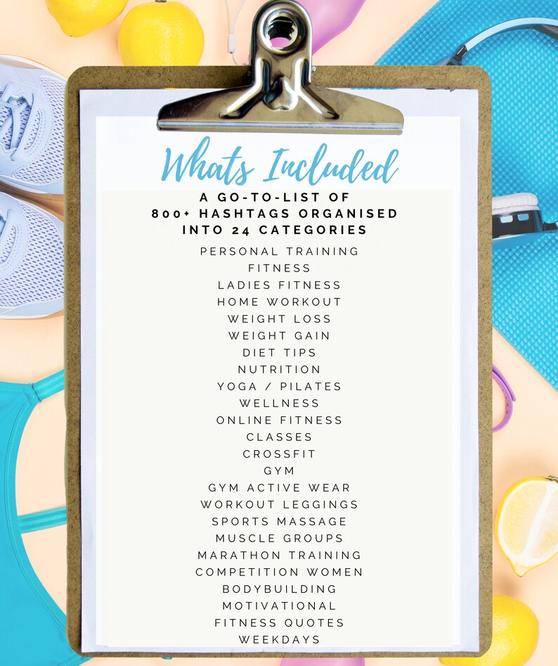 Fitness, Gym, Instagram, Marketing Hashtags, Branding, Social Media