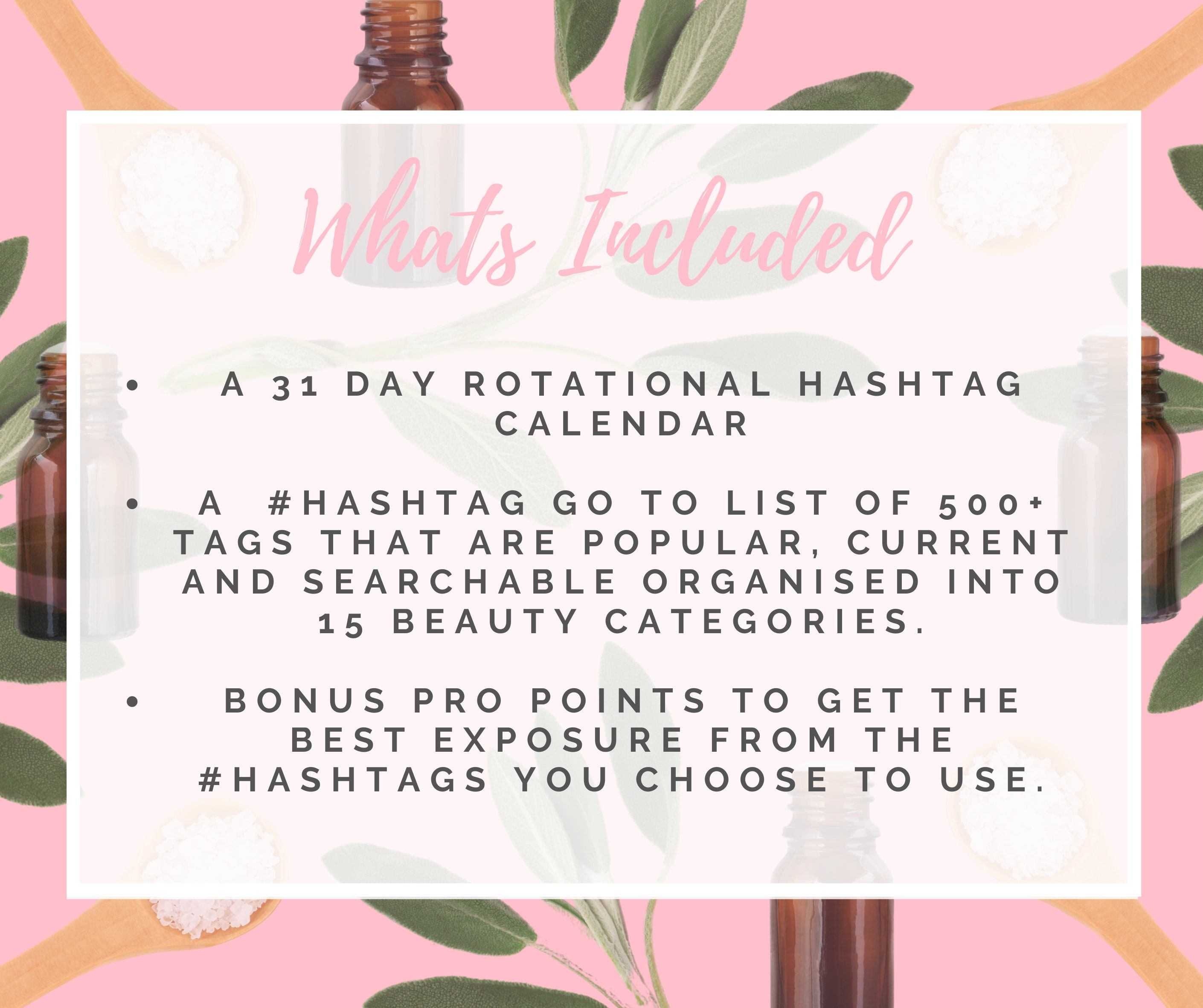 Beauty Instagram Hashtags Marketing Esthetician Social Media Etsy