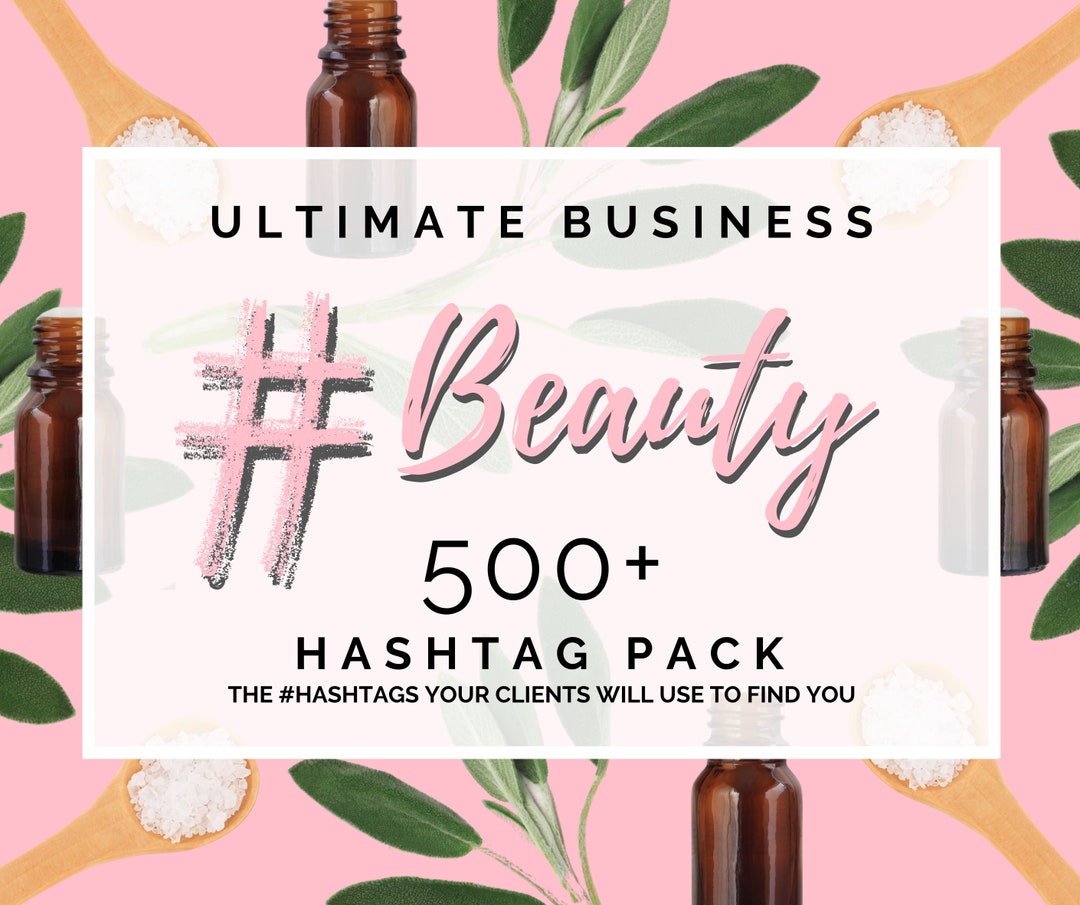 Beauty Instagram Hashtags Marketing Esthetician Social Media Etsy