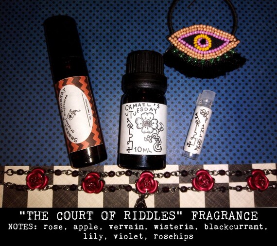 The Court of Riddles Fragrance Luxury Perfume Oil rose Etsy