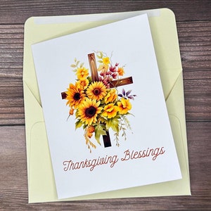 Danksagungskarte, Thanksgiving-Segenskarte, glückliche Danksagungskarte, religiöse Danksagungskarte, glückliche Danksagungskarte, leere Karte