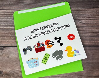 Vaderdagkaart, kaart voor man, kaart voor baby papa, lege gelukkige vaderdagkaart, papa levenskaart, kaart voor man op vaderdag