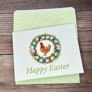 Tarjeta de Pascua, Tarjeta de Felices Pascuas, Tarjeta de Huevo de Pascua, Tarjeta de Pollo de Pascua, Tarjeta de Pascua en Blanco, Tarjeta de Saludos de Pascua, Tarjeta de Corona de Pascua