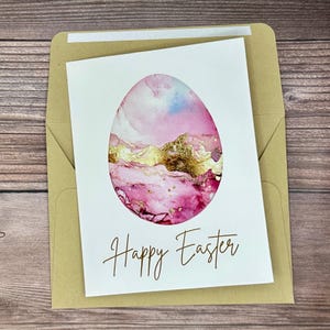 Tarjeta de Pascua, Tarjeta con huevo de Pascua, Tarjeta elegante de Pascua, Tarjeta de Feliz Pascua, Tarjetas con huevo, Tarjeta de Pascua en blanco, Tarjeta con nota de Pascua en blanco, Tarjeta con huevo en blanco
