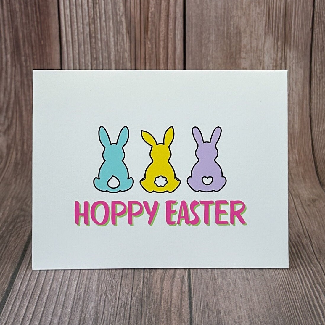 Cottontail Rabbit Card Easter Card, Hoppy Easter, Cottontail Card, Easter Bunny Cards, Blank ...