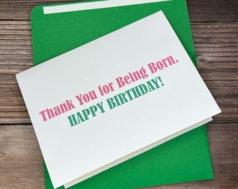 Grappige verjaardagskaart voor haar, kaart voor beste vriend, verjaardagskaart voor vrouw, lege verjaardagskaart, vrouw verjaardagskaart, Happy Birthday Card
