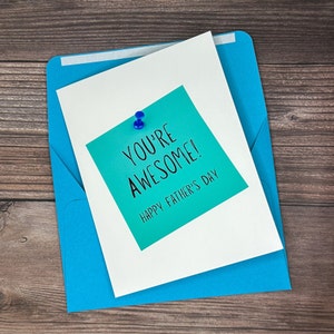 Tarjeta del Día del Padre, Tarjeta para papá o abuelo, Tarjeta del Día del Padre del Abuelo, Tarjeta de Papá Eres Impresionante, Tarjeta del Día del Padre en Blanco