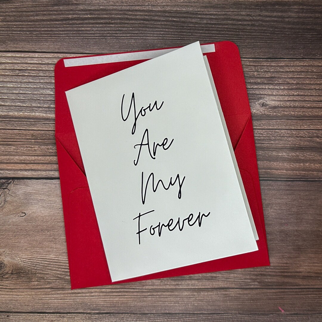 Anniversary Card for Him or Her, I Love You Card, Anniversary Card for ...