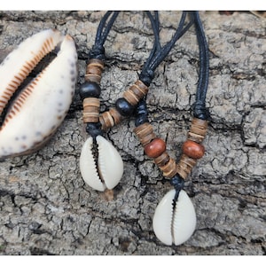 Cowrie Shell Pendant, Cowrie Necklace, Surf Jewellery