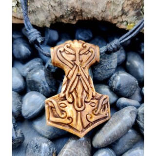Ciondolo Martello Di Thor Mjolnir In Argento 925 - Piccolo Gioiello Vichingo, Mitologia Norrena