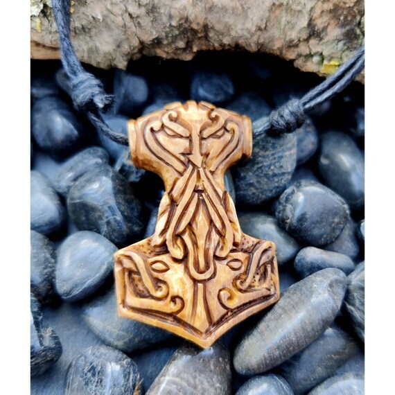 Ciondolo Martello Di Thor Mjolnir In Argento 925 - Piccolo Gioiello Vichingo, Mitologia Norrena