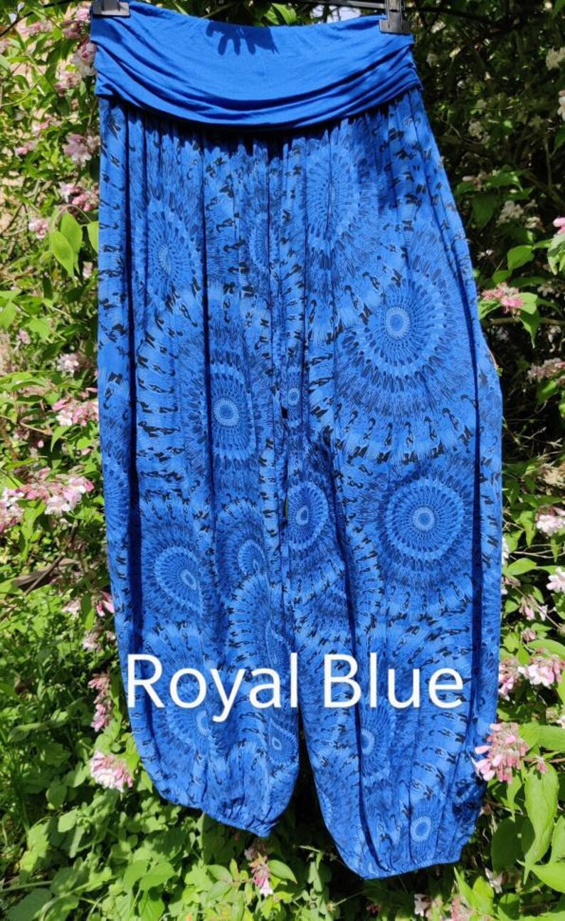 Harem Yoga Pants Jazzy Sunburst Design Super Comfy One Size Etsy