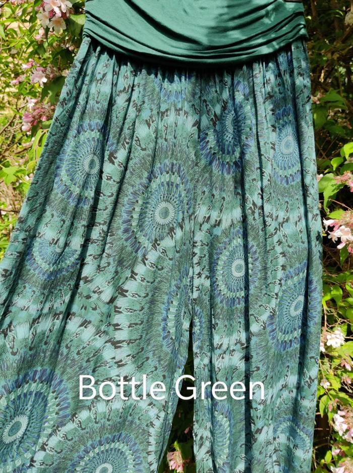 Harem Yoga Pants Sunburst Design Super Comfy One Size Etsy